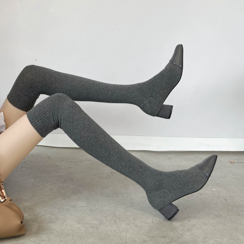 Sock Boot Women - Wysokie skarpety do kolan, buty 2025,