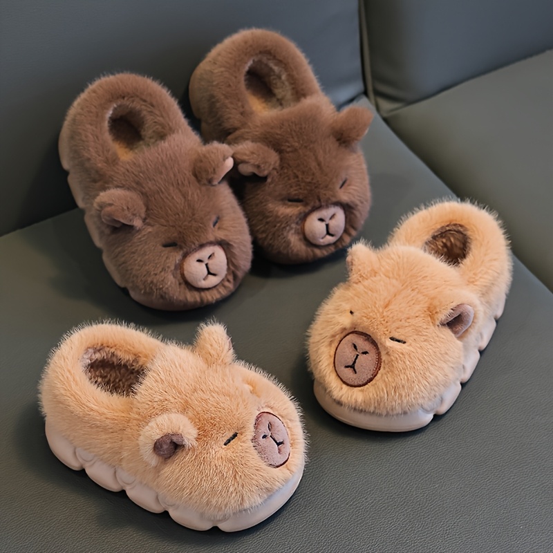 Mule Slip On - Dziecięce zimowe ciepłe bawełniane kapcie Śliczne