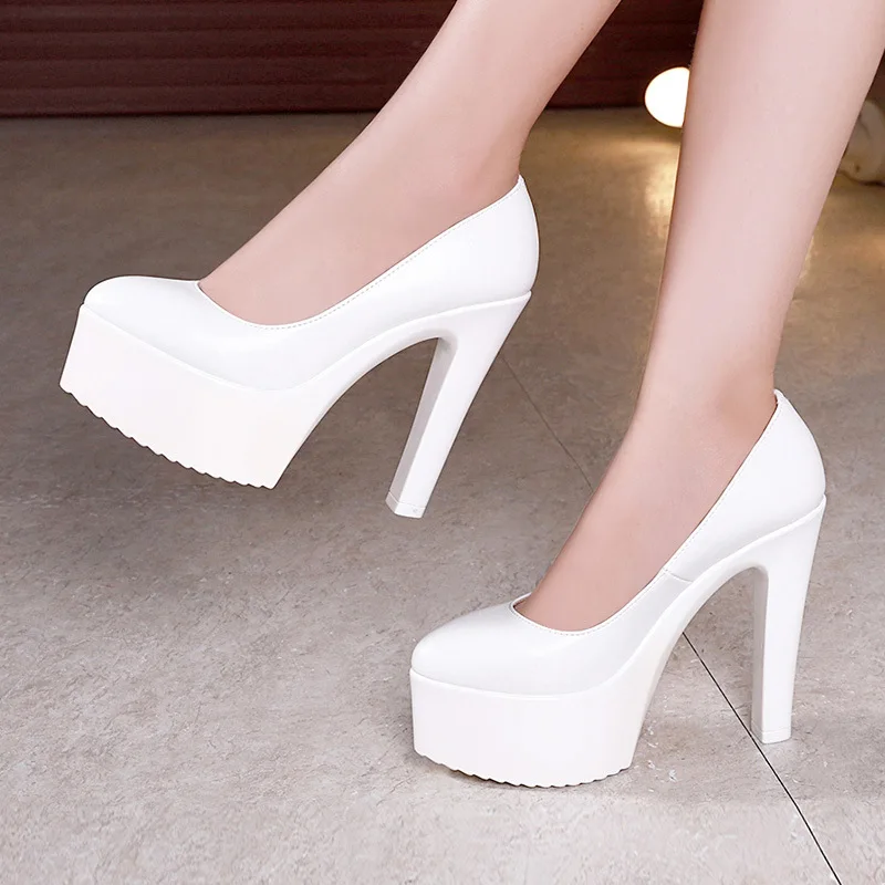 Court Heel Pointed - 11cm 13cm Mały Rozmiar 32-43 Modne