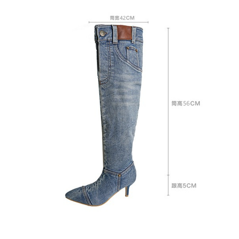 Botki damskie do kolan, jesien – Knee High Boots Women recenzja i cena
