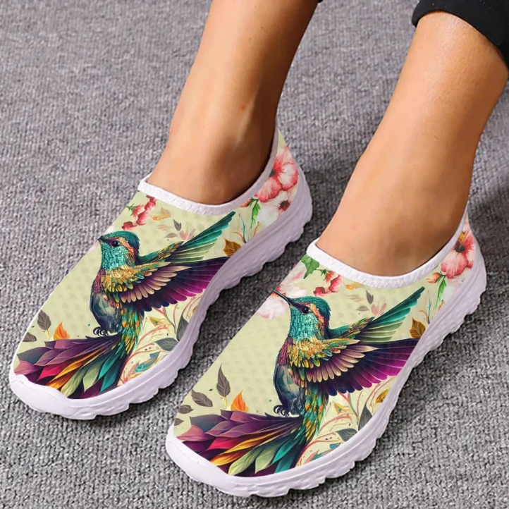 Mokasyny z nadrukiem kolibra i – Women Shoes Tennis recenzja i cena